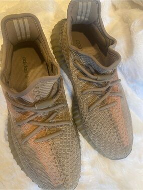 Adidas Yeezy Boost 350 V2 Brown Knit Sneakers